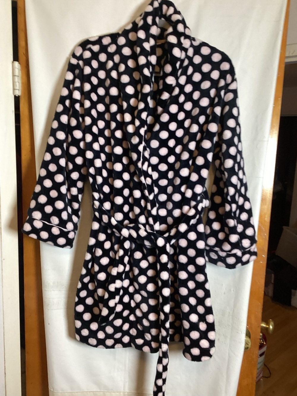 Kate Spade soft robe with belt SZ XS/S short # cozy # warm
